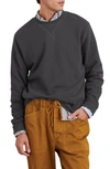 Alex Mill Loopback Cotton-jersey Sweatshirt In Washed Black