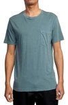 Rvca Pocket T-shirt In Balsam Green