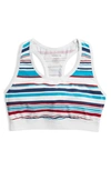 Tomboyx Next Gen Racerback Bra In Racer Stripes