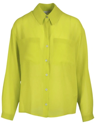 Patrizia Pepe Acid Lemon Shirt In Yellow