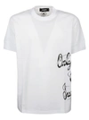 DSQUARED2 DSQUARED2 MEN'S WHITE OTHER MATERIALS T-SHIRT,S79GC0029S23009100 M