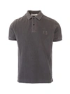 STONE ISLAND STONE ISLAND MEN'S GREY OTHER MATERIALS POLO SHIRT,741522S67V0065 M