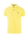 STONE ISLAND STONE ISLAND MEN'S GREEN OTHER MATERIALS POLO SHIRT,741522S67V0051 XL