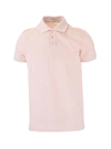 Saint Laurent Men's Ysl Basic Pique Polo Shirt In Pink