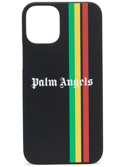 Palm Angels Womens Multi Exodus Iphone 12 Pro Phone Case In Black