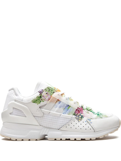 Adidas Originals X Meissen Zx 10000 Sneakers In White