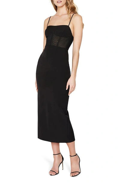 Bardot Roberta Midi Sheath Dress In Black
