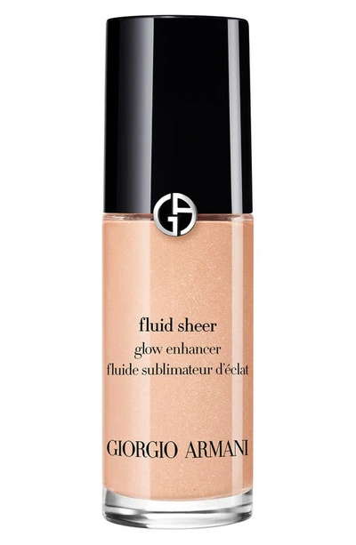 Giorgio Armani Fluid Sheer Glow Enhancer, 0.6 oz In 02 Champagne Gold