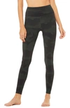 Alo Yoga Vapor High Waist Leggings In Hunter Camouflage