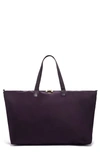 Tumi Voyageur Just In Case Packable Nylon Tote In Blackberry