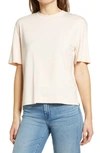 Nordstrom Crewneck T-shirt In Pink Peony Bud