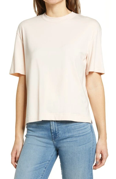 Nordstrom Crewneck T-shirt In Pink Peony Bud