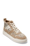 Cole Haan Grandpro Rally Sneaker In Glass Snake Print Suede