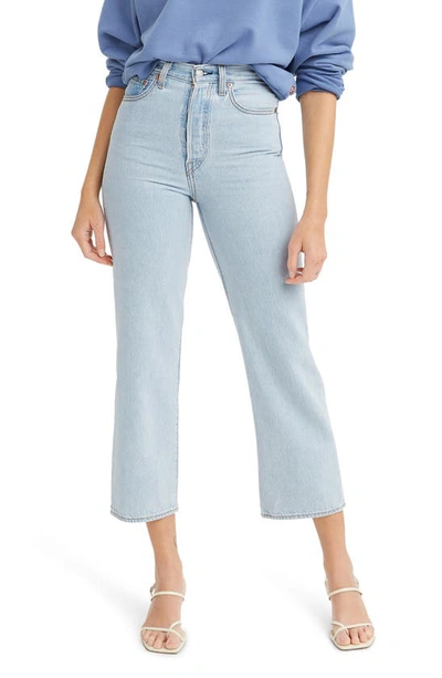 Levi's Ribcage High Waist Ankle Straight Leg Jeans In Ojai Shore