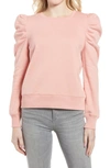 Rebecca Minkoff Janine Sweatshirt In Dusty Pink