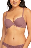 Montelle Intimates Pure Demi T-shirt Bra In Mauve Mist