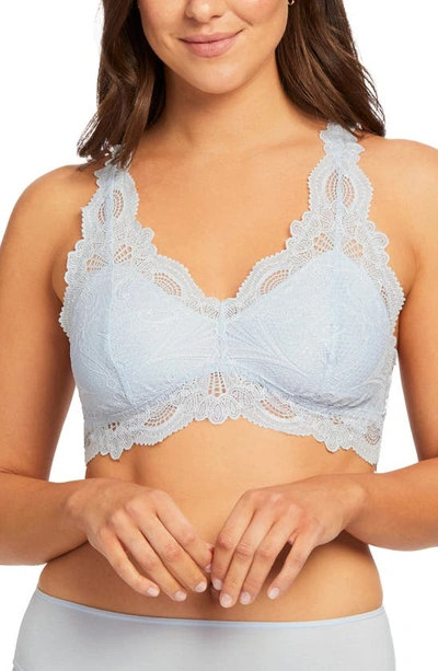 Fleur't Intimates Belle Epoque Lace T-back Bralette In Heaven
