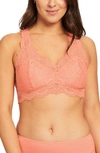 Fleur't Intimates Belle Époque Lace T-back Bralette In Blossom