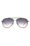 Isabel Marant 60mm Gradient Aviator Sunglasses In Black