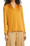 Kobi Halperin Nellie Silk-blend Pleated Blouse - 100% Exclusive In Gold