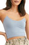 Free People Skinny Strap Seamless Brami Top In Peri