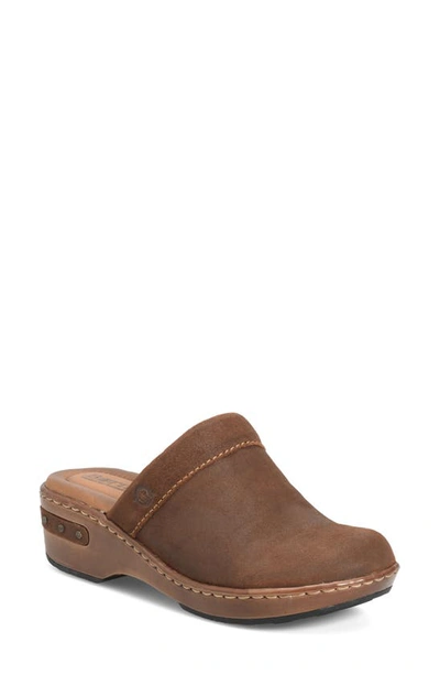 Born Bandy Clog In Brown Distressed