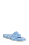 Patricia Green Splash Microterry Thong Slipper In Blue