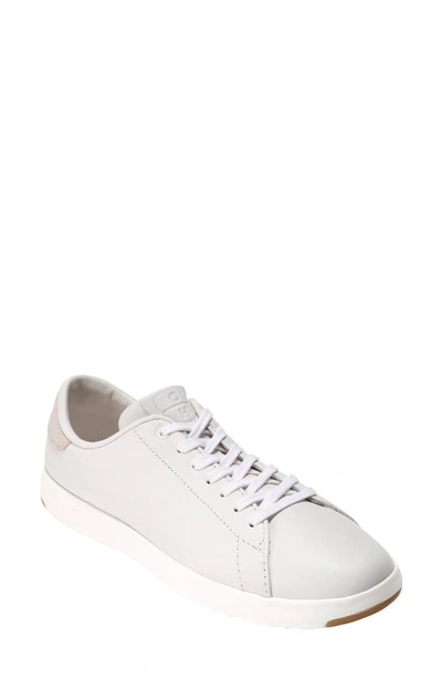 Cole Haan Grandpro Tennis Shoe In Optic White Leather