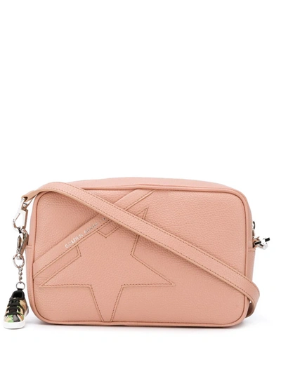 Golden Goose Women's Gwa00101a00010115237 Pink Leather Shoulder Bag In Yellow