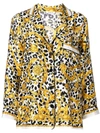 P.a.r.o.s.h Parosh Flared Printed Shirt In Nero