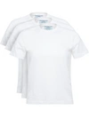 Prada Triangle-logo T-shirt (pack Of Three) In Navy