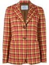 PRADA PRADA JACKET JAQUARD CHECK