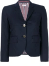 Thom Browne Single Breasted Jacket In Red