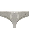 BLUMARINE BLUMARINE LACE-EMBROIDERED THONG