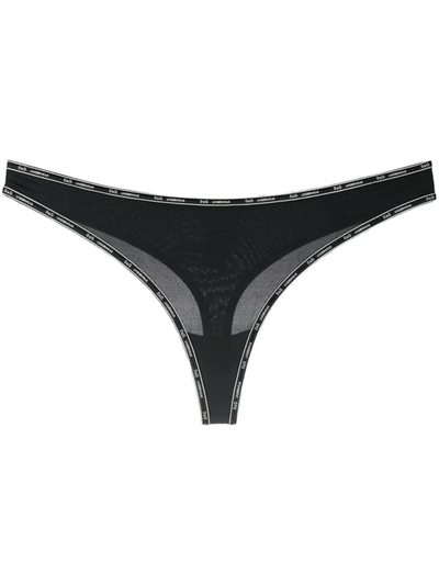 Dolce & Gabbana Dolce&gabbana Logo-trimmed Thong In Pink