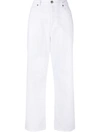 P.a.r.o.s.h Parosh Cropped Straight-leg Jeans In Nero