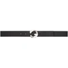 GIVENCHY REVERSIBLE BLACK G CHAIN BUCKLE BELT