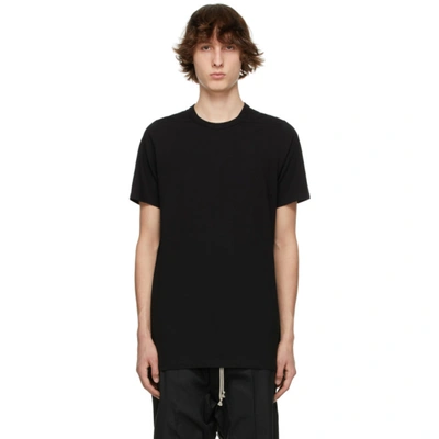 Rick Owens Piped Short-sleeve T-shirt In 09 Black