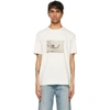 SAINT LAURENT OFF-WHITE WAVE SURFER T-SHIRT