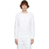 HUGO BOSS WHITE COTTON HERITAGE SWEATSHIRT