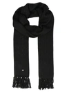 SAINT LAURENT SAINT LAURENT FRINGED HEM SCARF