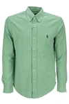 Ralph Lauren Featherweight Mesh Shirt In Aqua Green