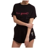 Ireneisgood Slogan-print Short-sleeved T-shirt In Black