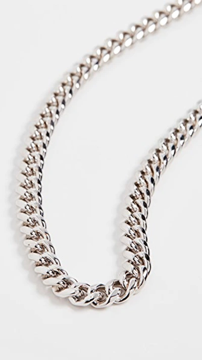 Alexa Leigh Nili Statement Chain Necklace In Sterling Silver