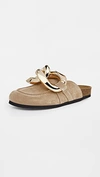 Jw Anderson Ssense Exclusive Beige Chain Loafers In Natural