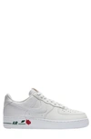 Nike Air Force 1 Low '07 Lx "thank You Plastic Bag" Sneakers In White / White Univ Red Pine Green