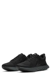 Nike React Infinity Run Flyknit 3 Running Shoe In Black/ Black