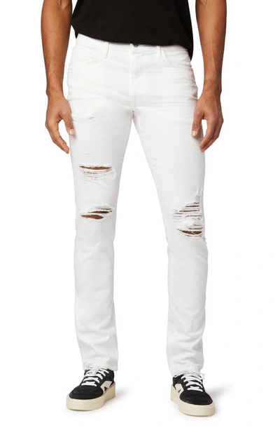 Joe's The Asher Ripped Slim Fit Jeans In Pallid