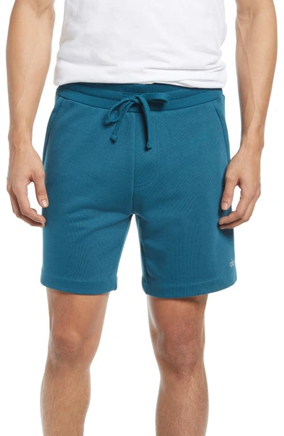 Alo Yoga Chill Shorts In Mineral Blue