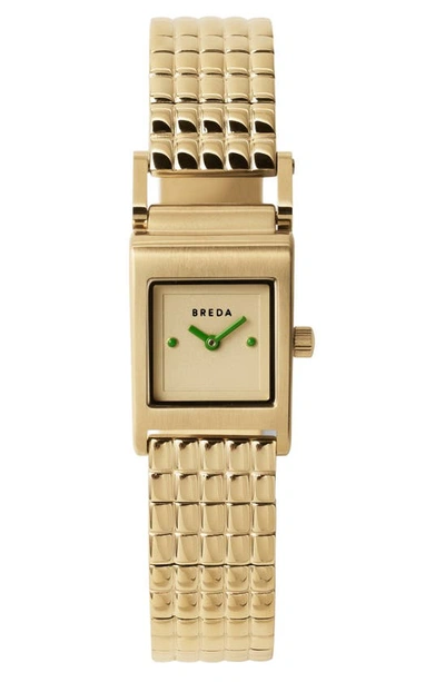 Breda Revel Bracelet Watch, 18mm In Gold